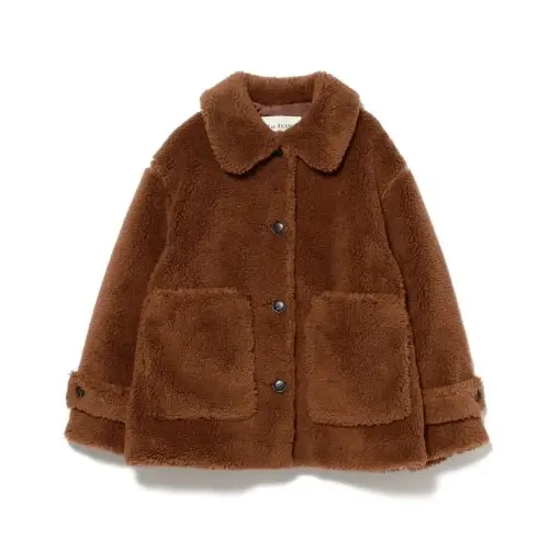 BEAMS ボア ビッグ ポケット ハーフ コート