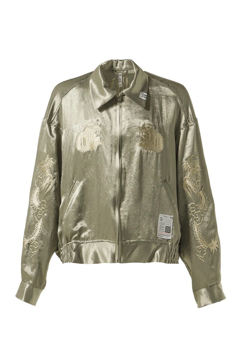 Maison MIHARA YASUHIRO COLLARED SOUVENIR JACKET