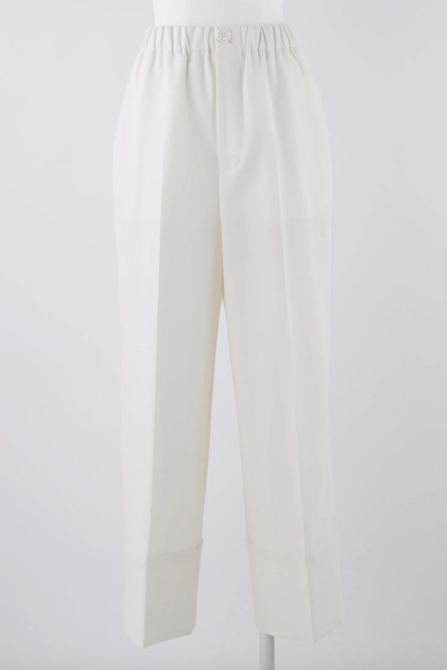 ENFOLD CROPPED WIDE-TROUSERS