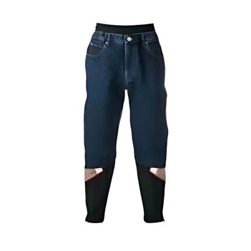 MARTINE ROSE Hybrid Denim Track Pant Dark Denim