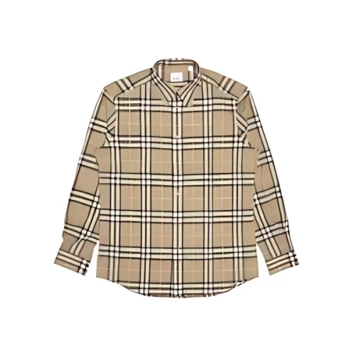 BURBERRY Tartan Motif Cotton Shirt