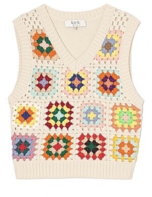 Sea New York Crochet vest