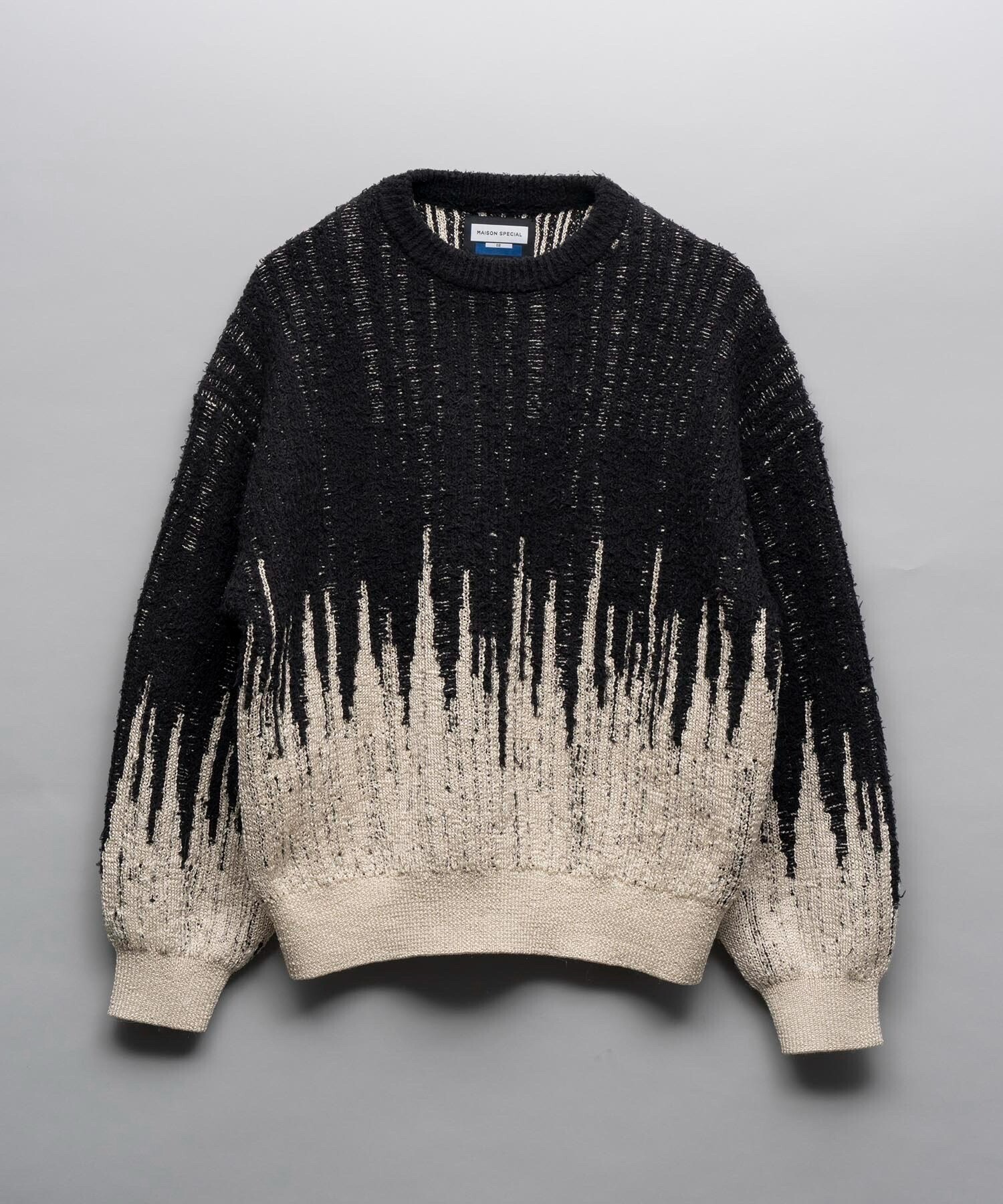MAISON SPECIAL Prime-Over Gradation Knit Pullover