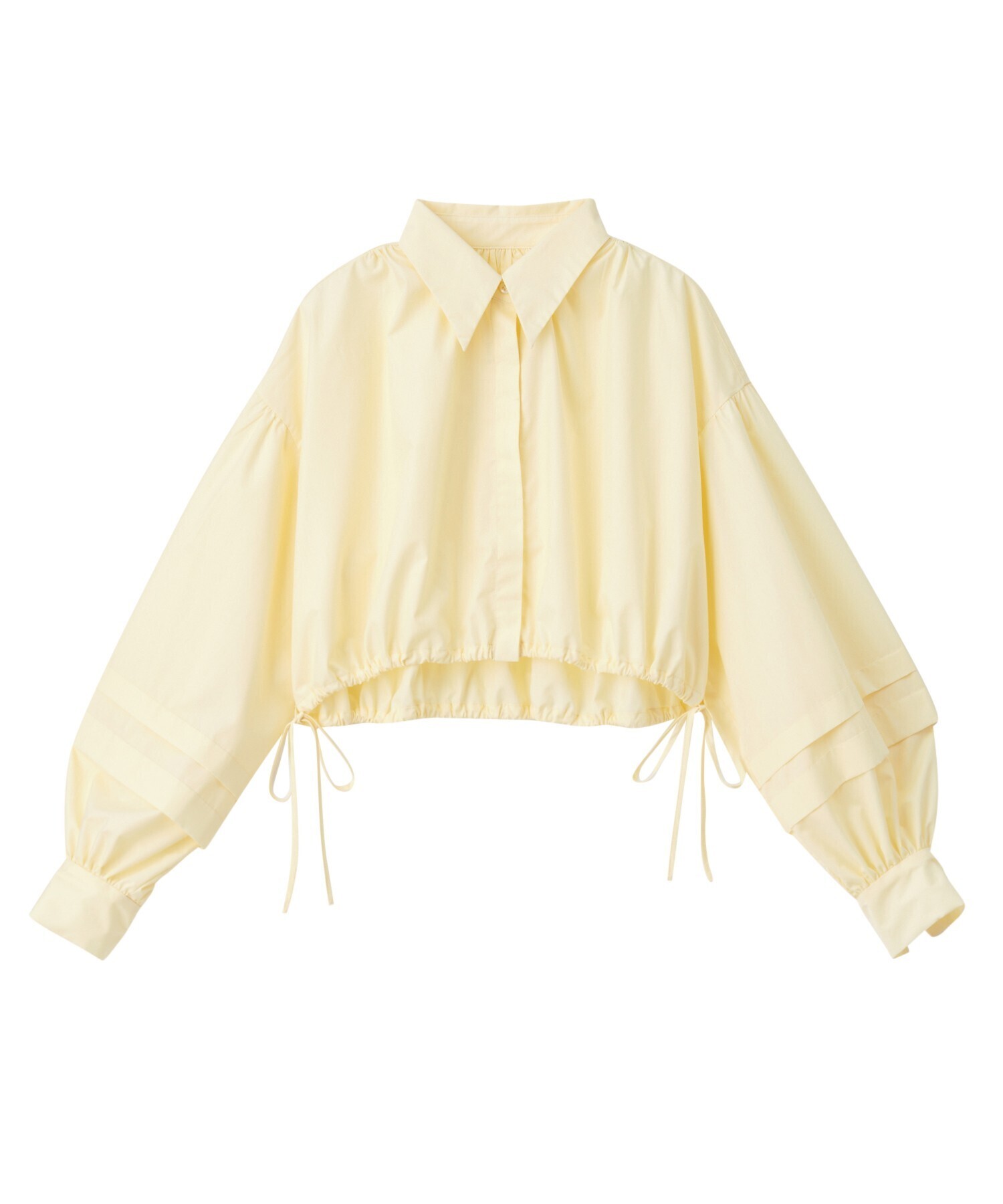 COCODEAL ボリュームスリーブショートブラウス