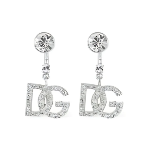 DOLCE & GABBANA KIM DOLCE&GABBANAピアス DGロゴ&ラインストーン