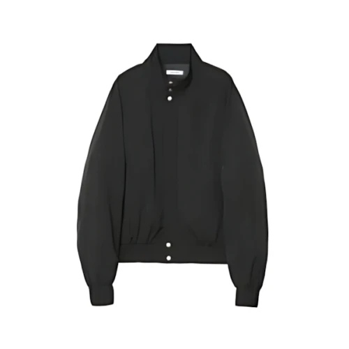 MATSUFUJI Stand Collar Nylon Jacket(BLACK)