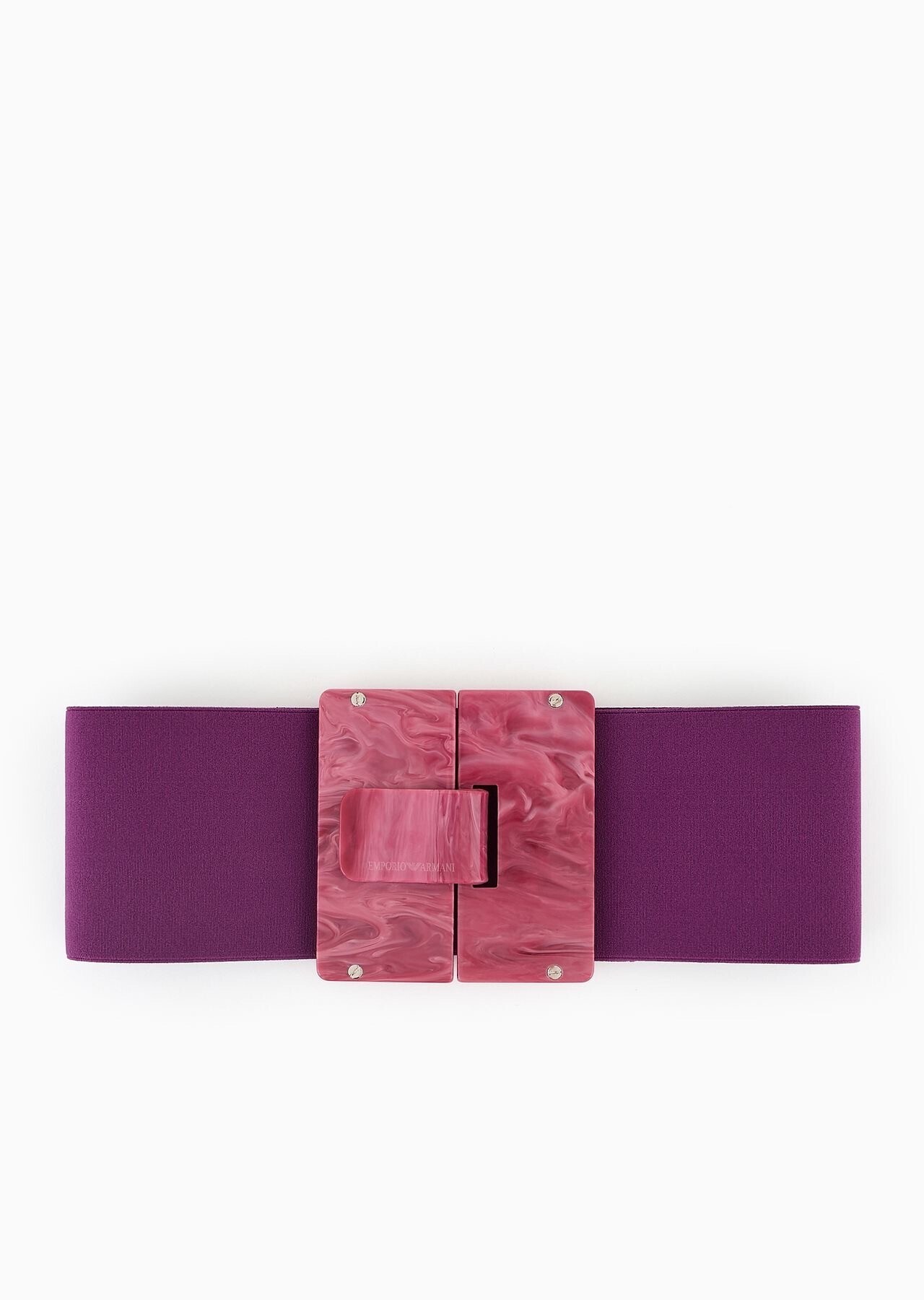 EMPORIO ARMANI High-waisted stretch belt