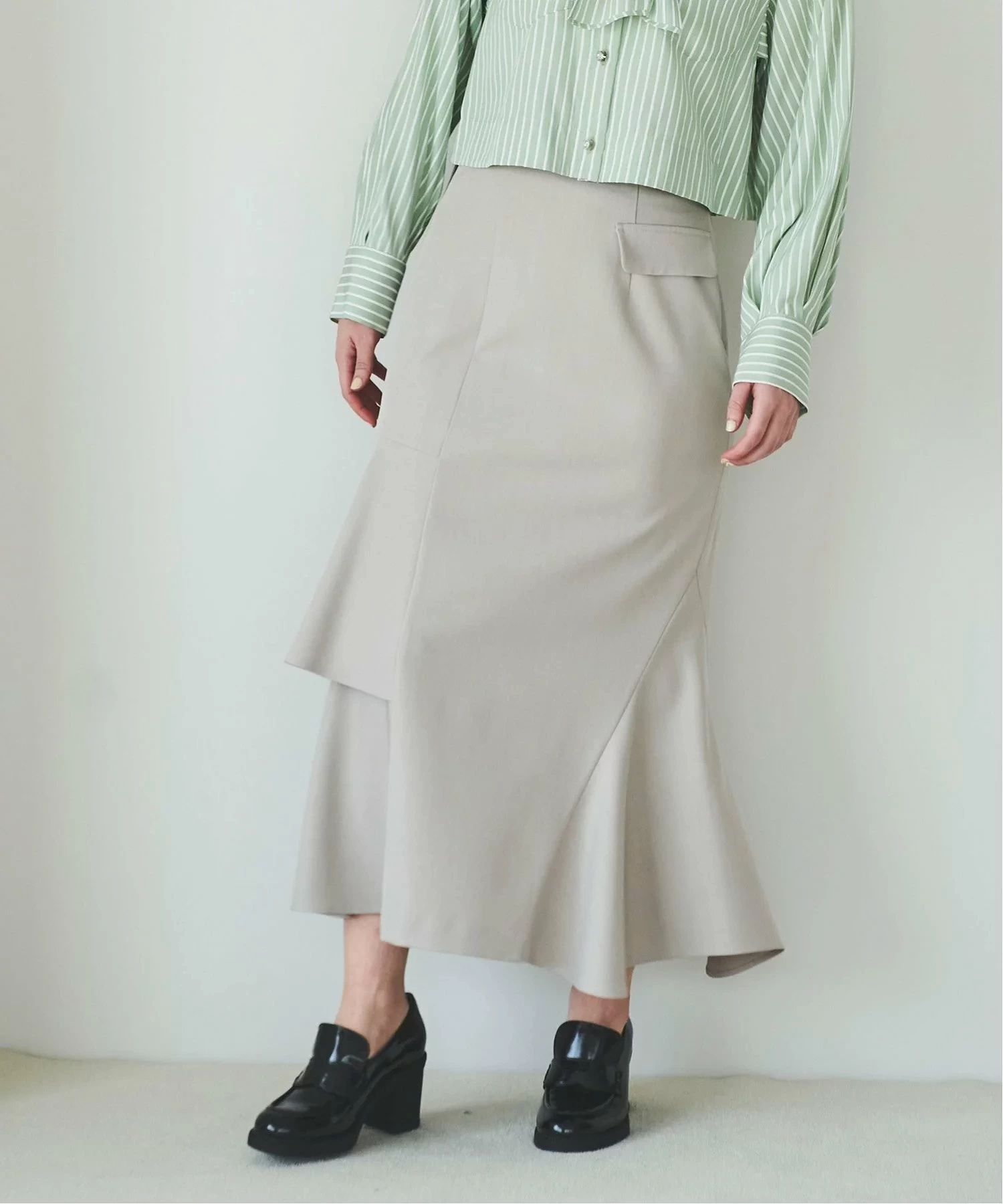 31 Sons de mode アシメデザインスカート