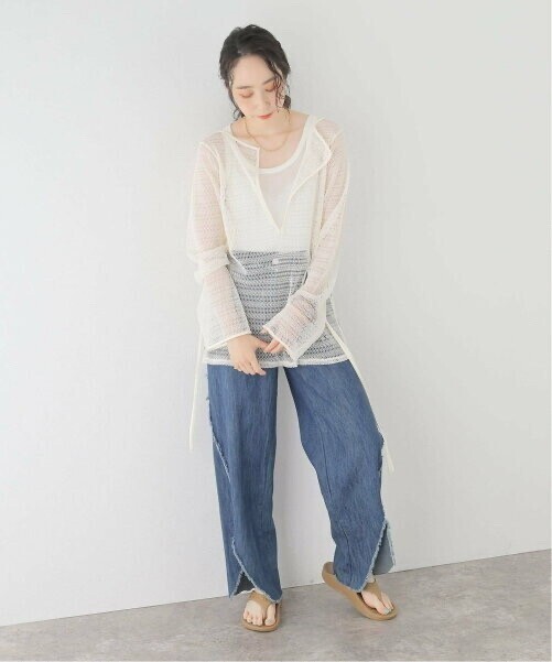 JOINT WORKS 【eenie / イーニー】KEYNECK MESH TOP