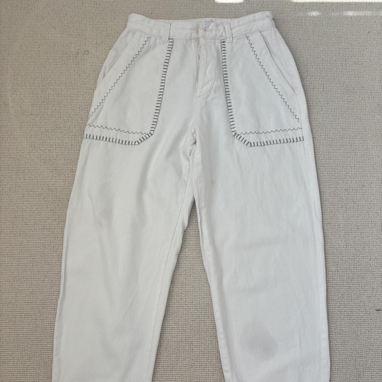 ZARA White Jeans