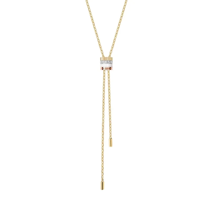 BOUCHERON QUATRE WHITE EDITION キャトル ホワイト タイネックレス スモール