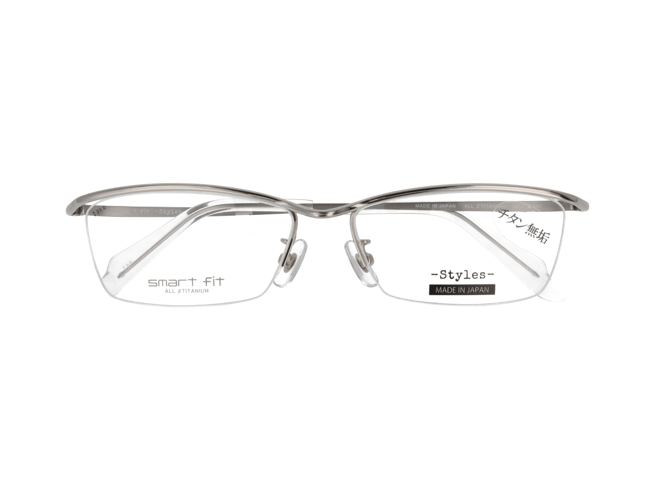メガネのアイガン smart fit -Styles- SF-8001 Col.1【チタン無垢】