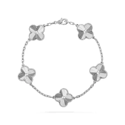 Van Cleef & Arpels ヴィンテージ アルハンブラ ブレスレット、5モチーフ