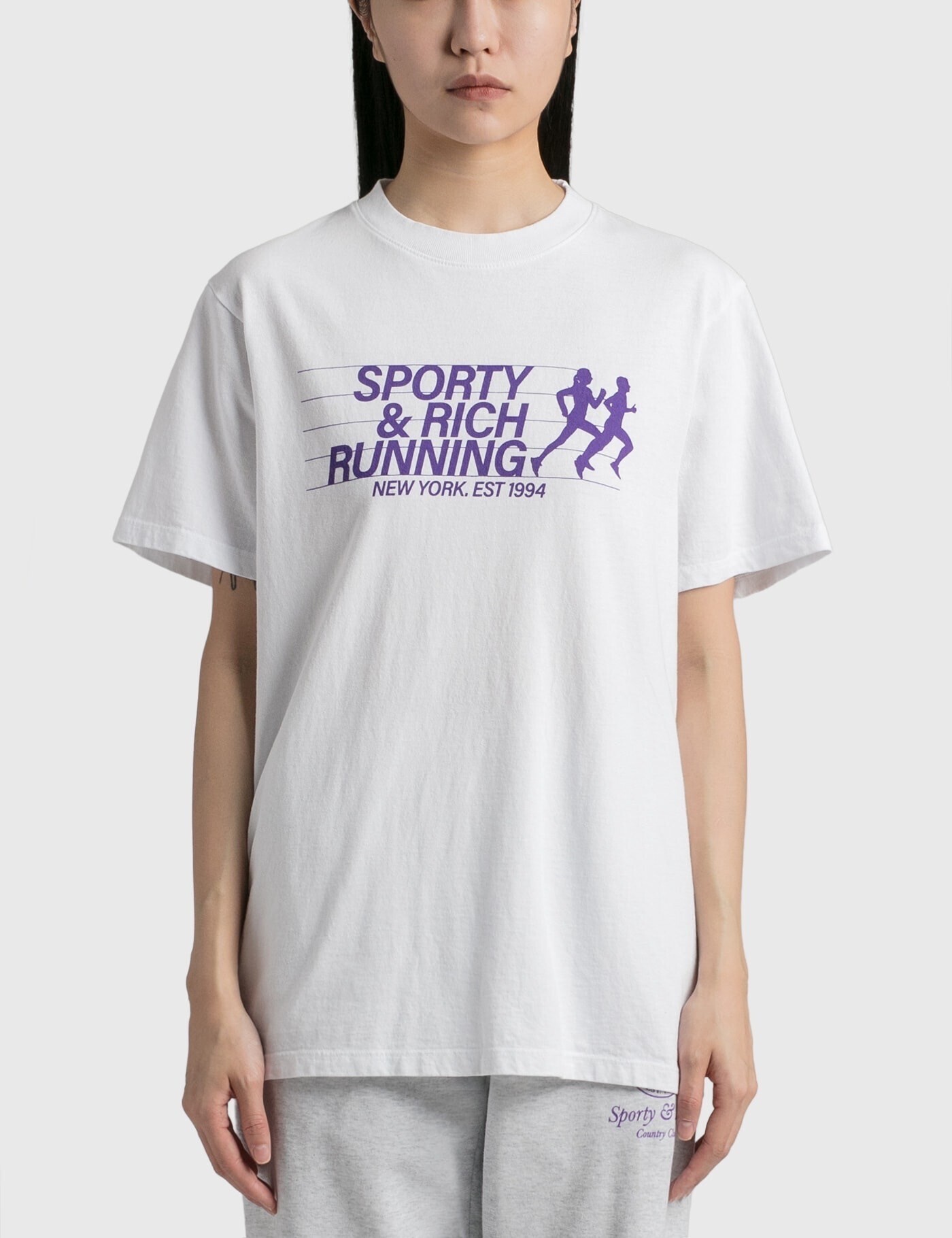 SPORTY & RICH ランニング Tシャツ