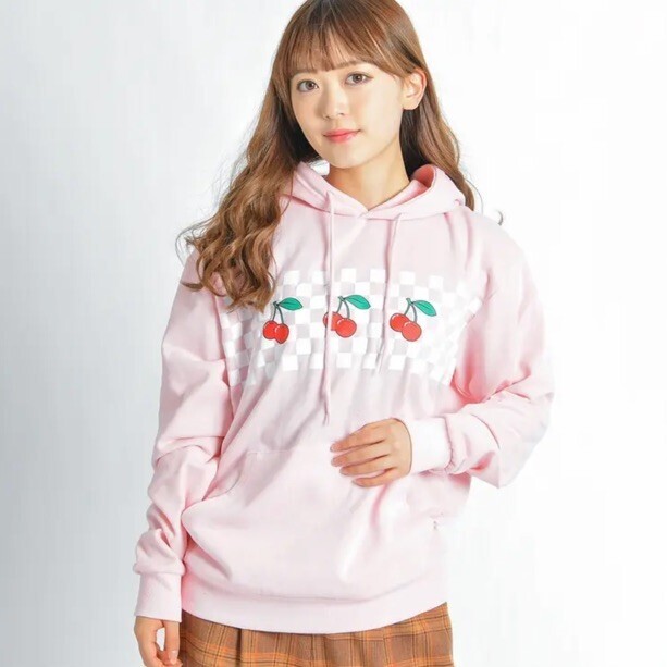 WEGO チェッカープリントパーカー
