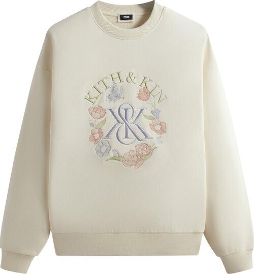 KITH Kith K&K Monogram Nelson Crewneck 'Sandrift'