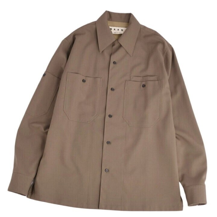 MARNI シャツ オープンカラーシャツ