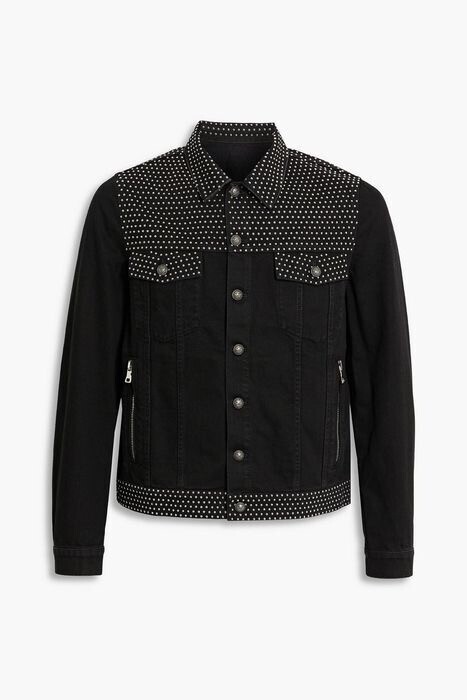 BALMAIN デニム ジャケット スタッズ付き