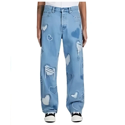 Nahmias DENIM HEART PATCHWORK JEANS