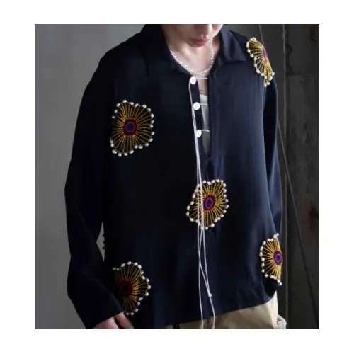 GLASS CYPRESS Silk Sunflower Tunic