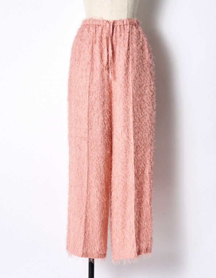 RUMCHE Fusa-fusa Jacquard Trousers / pink