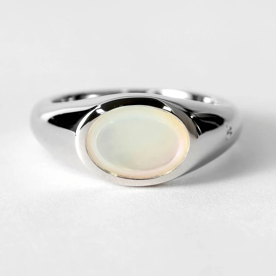 TOM WOOD リング ジョー Ring White MOP 101286 S925 SILVER (シルバー)
