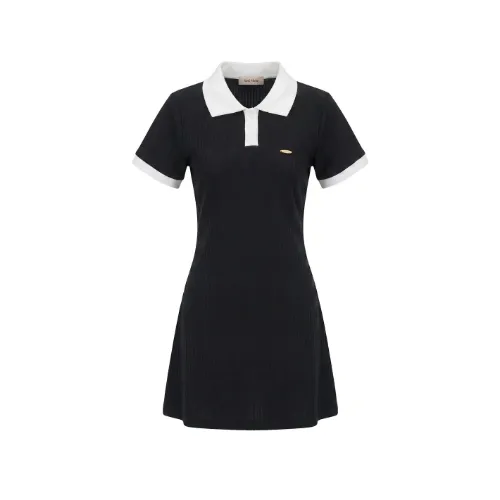 Rosé Muse Knit sew polo op
