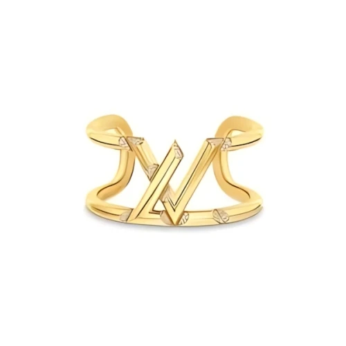 LOUIS VUITTON カフバングル LV ヴォルト ワン（イエローゴールド×ダイヤモンド）