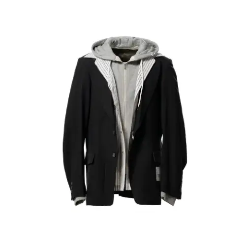 MIHARA YASUHIRO Mix Layered Wool Jacket