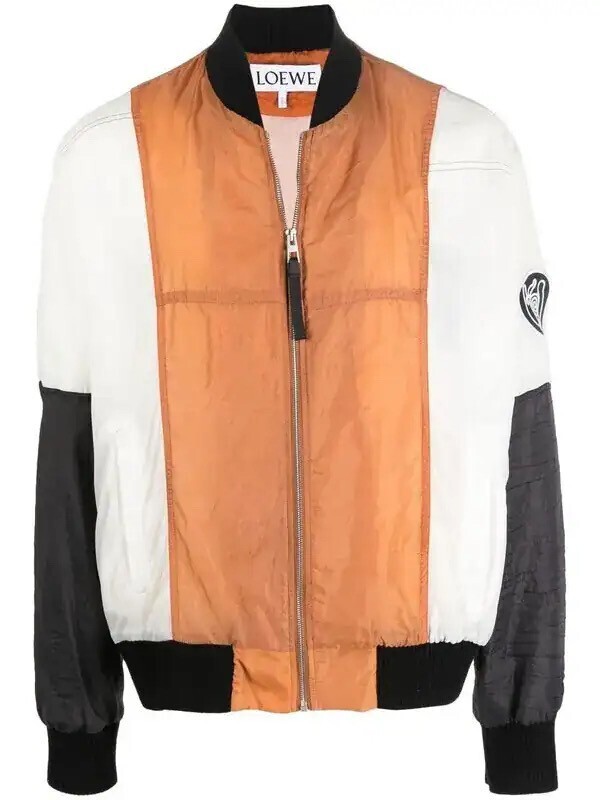 LOEWE Industrial Color-Block Bomber Jacket