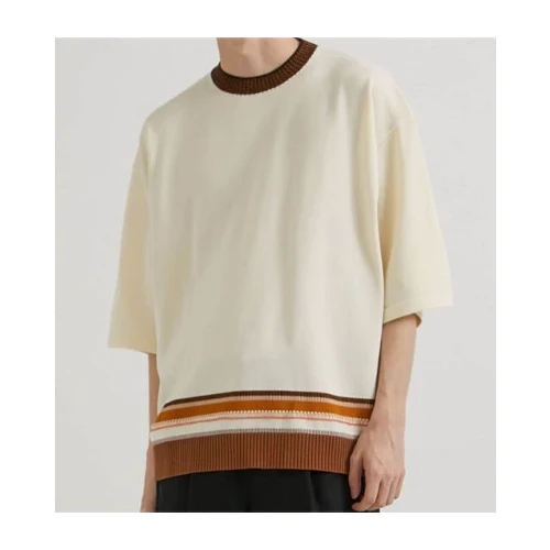 UNITED TOKYO ステッチリブボーダーニットTシャツ(半袖)
