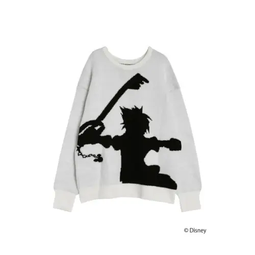 CALNAMUR キングダムハーツ シルエット2wayニット