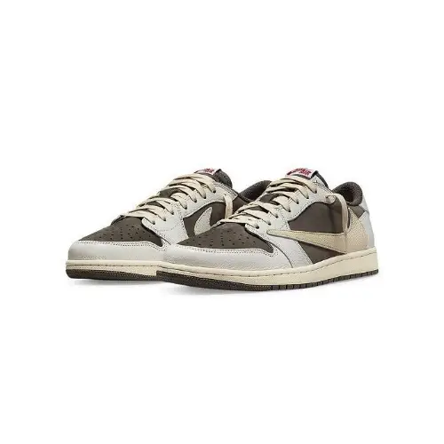 NIKE トラヴィス・スコット × ナイキ エアジョーダン 1 ロー リバース モカ
