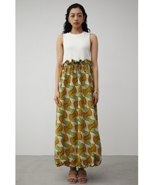 AZUL by moussy DOCKING DRAWSTRING ONEPIECE