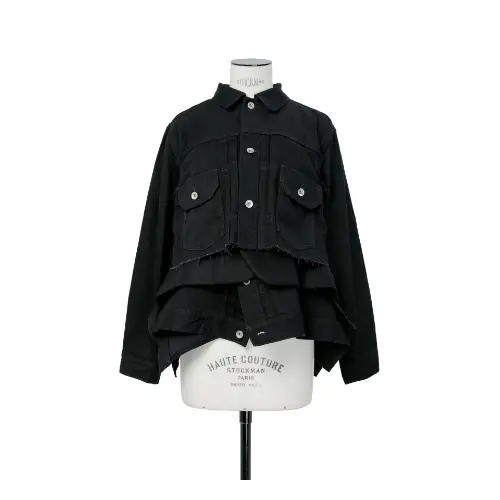 sacai Denim x Wool Melton Jacket
