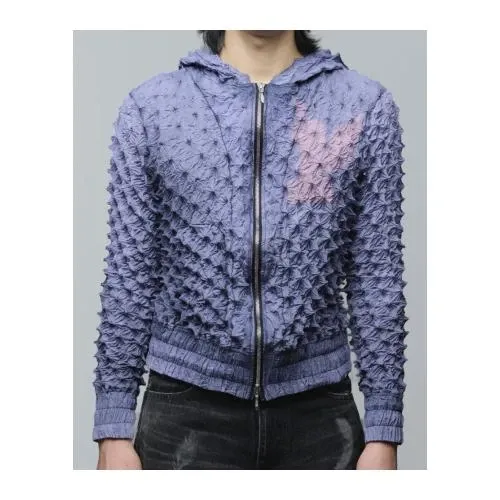 MASU SPIKY ZIP-UP HOODIE