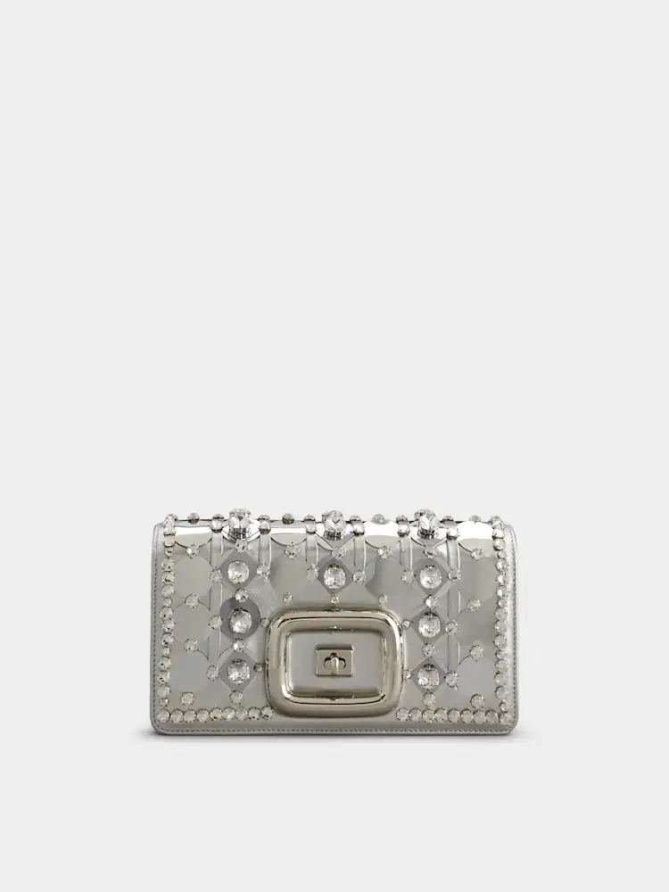 Roger Vivier 「ヴィヴ ショック」ディスコ レザー バッグ ミニ