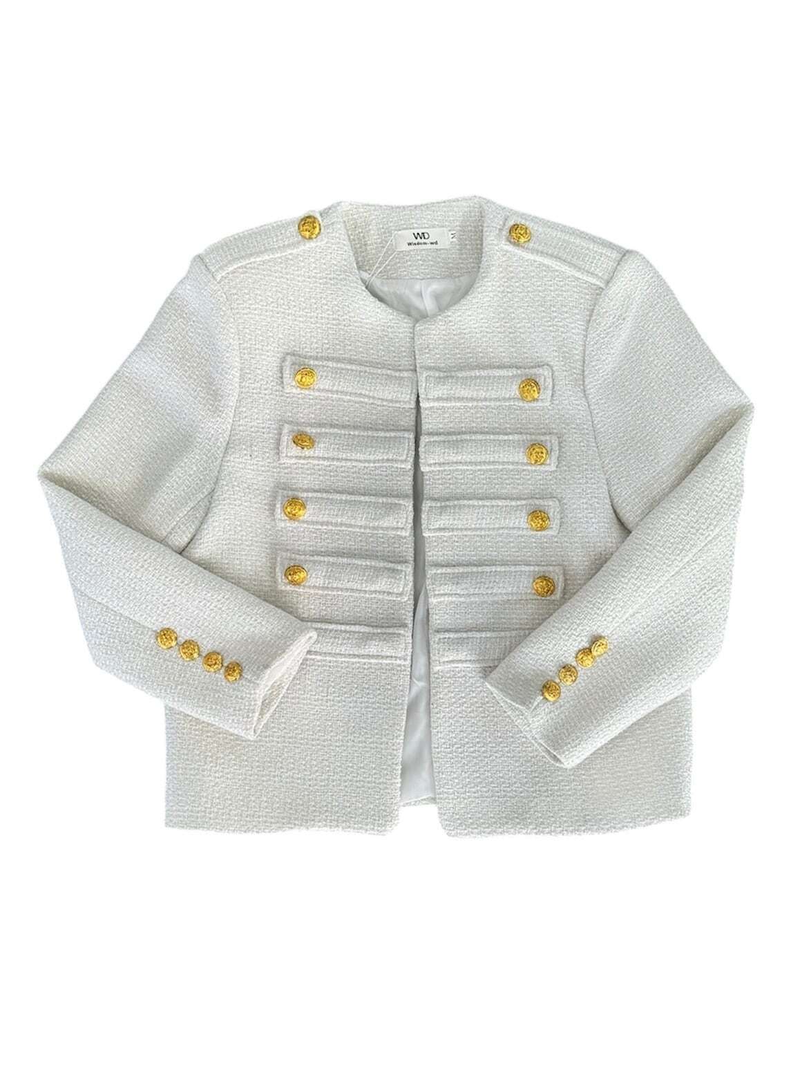 ALUDE 【ALUDE SELECT】design tweed jacket