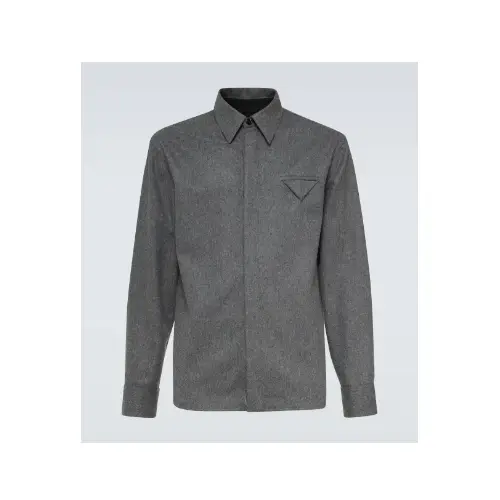BOTTEGA VENETA ウールフランネルシャツ