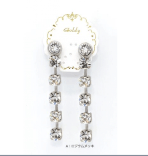 GOLDY 1171202　A  ビジュードットラインピアス