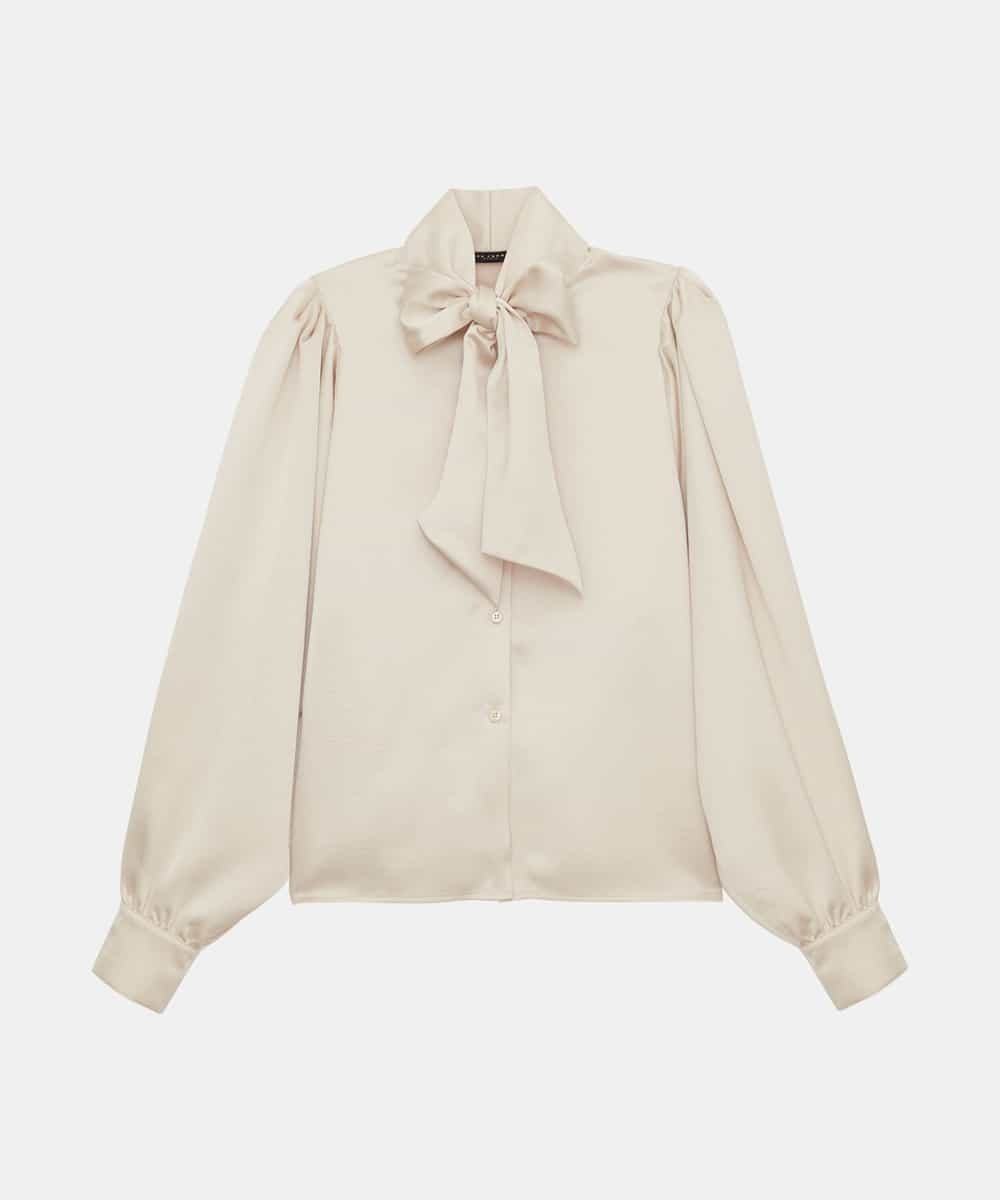 TARA JARMON Fluid satin blouse