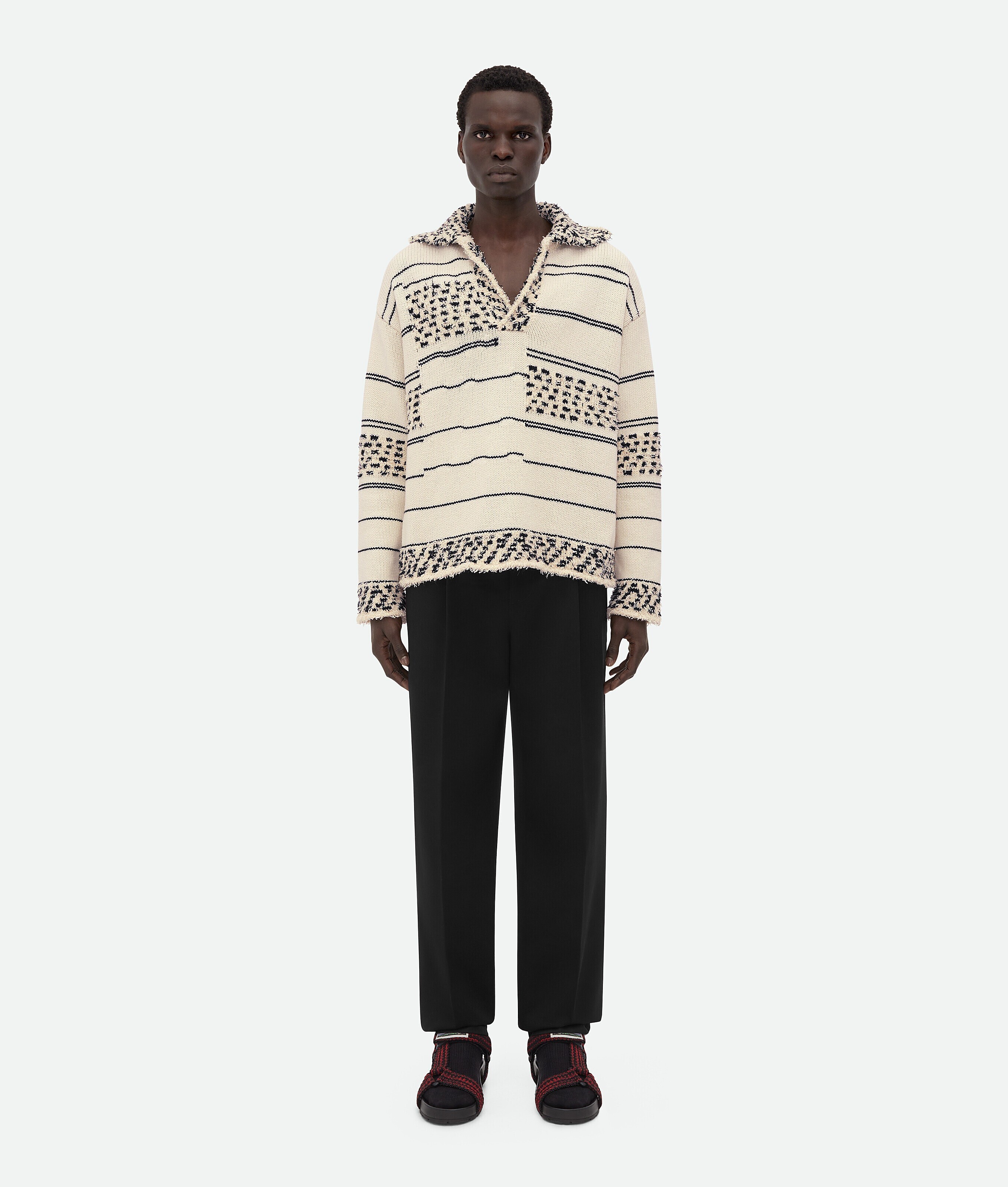 Bottega Veneta コットン＆ウール テクスチャード セーター