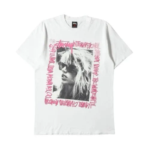 Stussy 00s ローラ フォト クルーネック Tシャツ