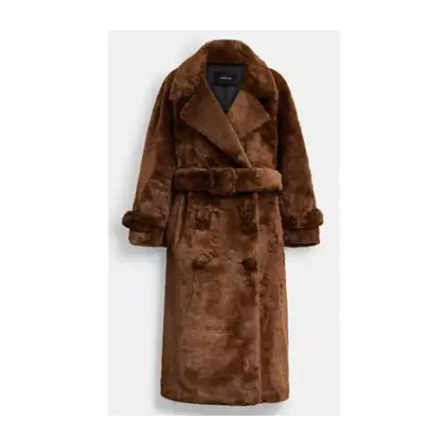 COACH フェイク ファー テディ コー