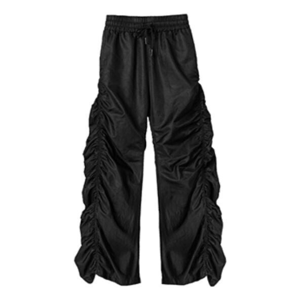 FRKM SCD サイドドローストリングフレアパンツ