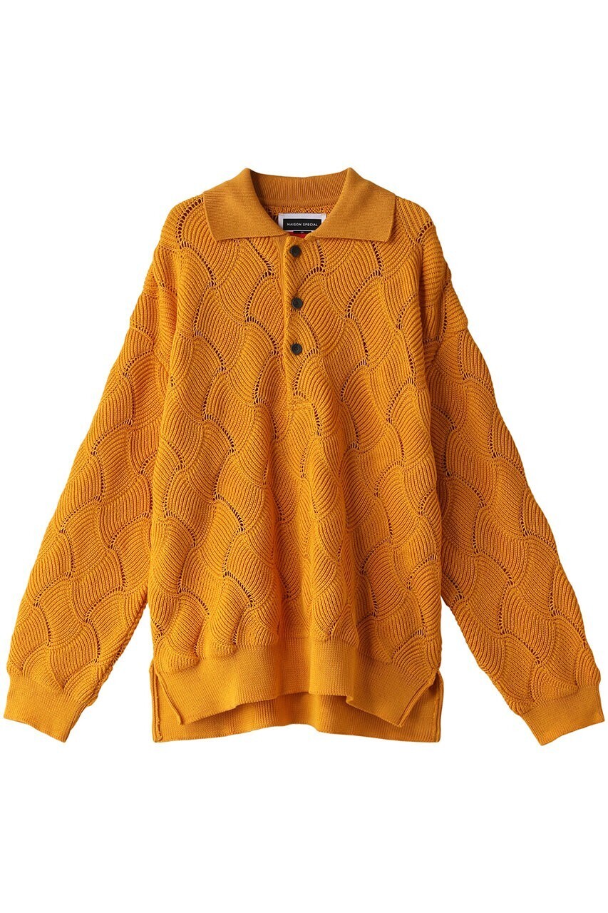 MAISON SPECIAL スカシアミニットポロL/S