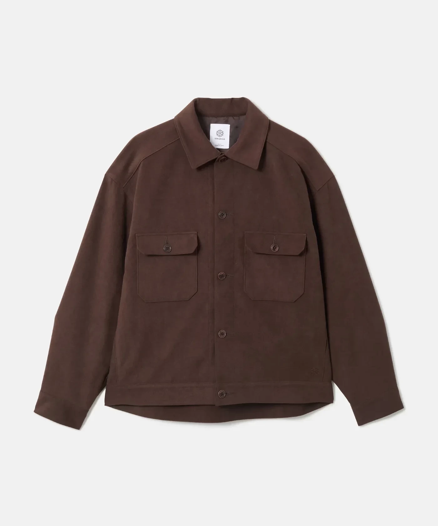 SEAGREEN ECO SUEDE TRACKER JACKET