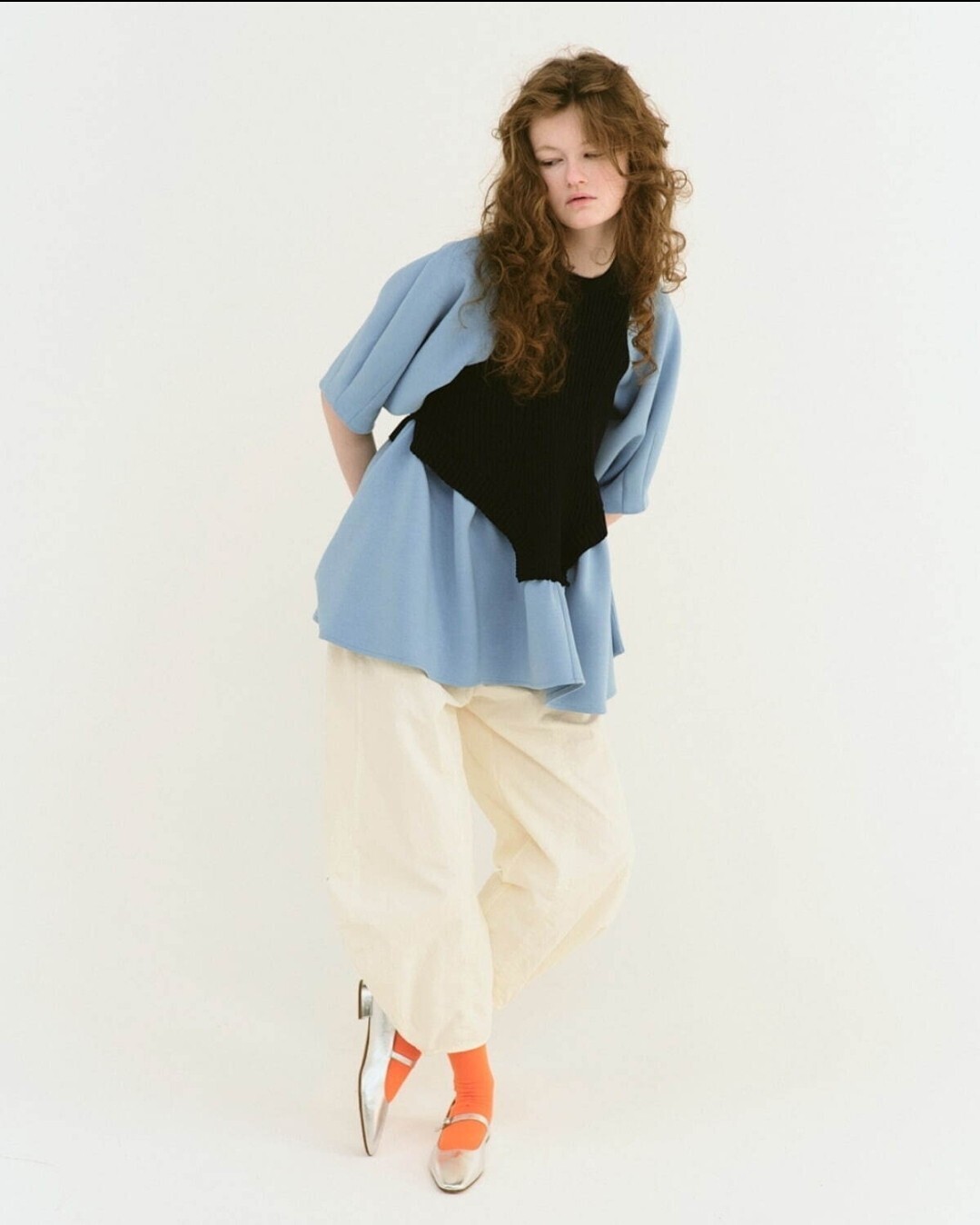 HeRIN.CYE Ponte rib knit tops