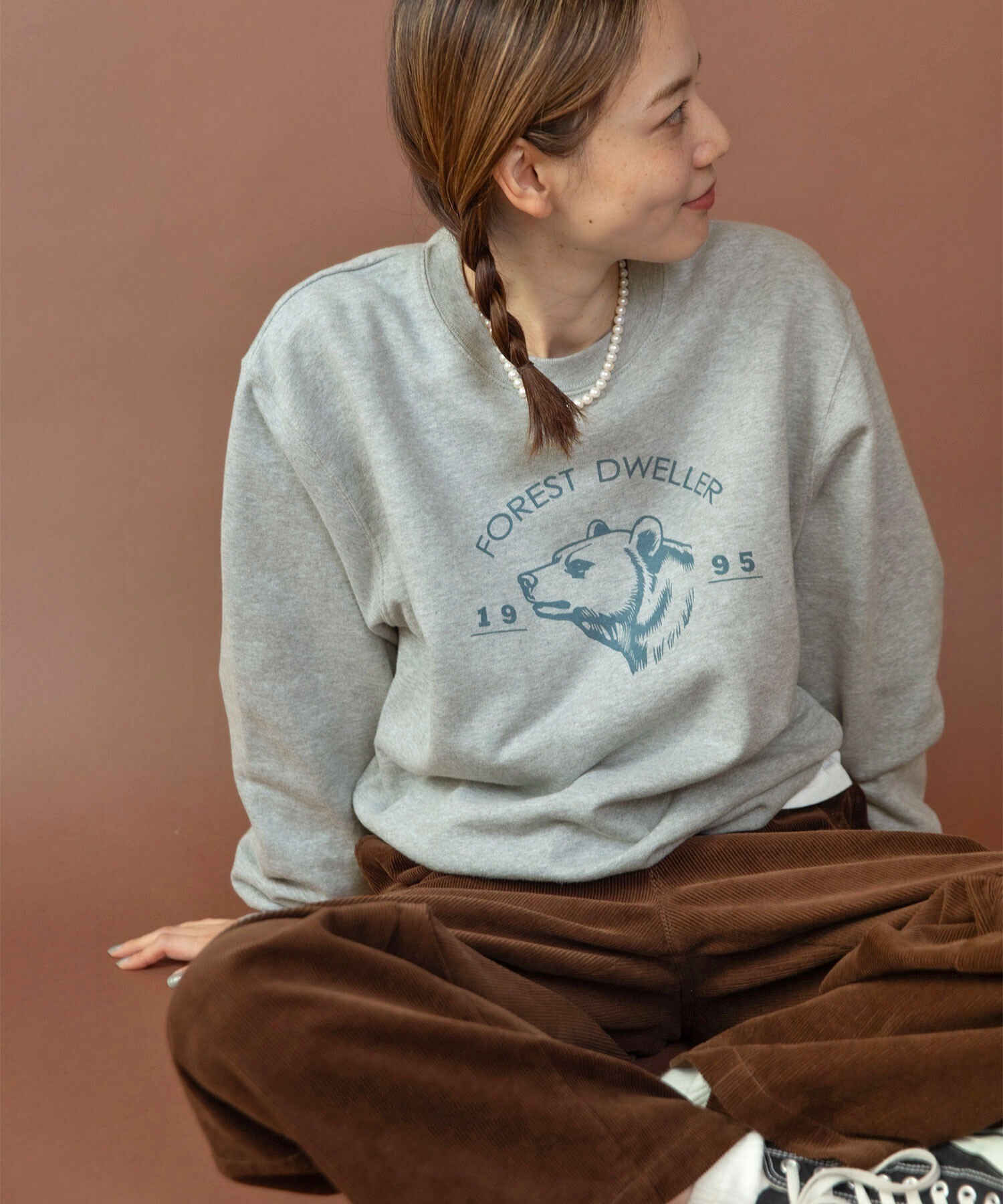 PAR ICI FOREST DWELLER スウェットプルオーバー