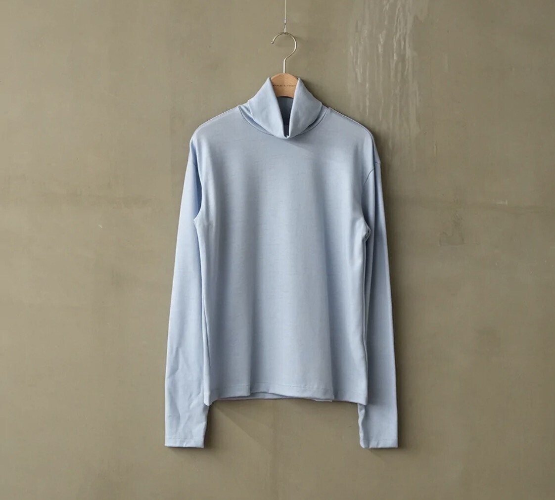 MANON WOOL HI NECK TEE